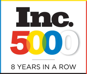 Inc 5000 8 years In a Row