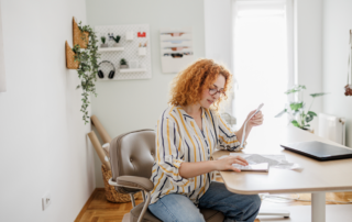 woman maximizing her bonus check